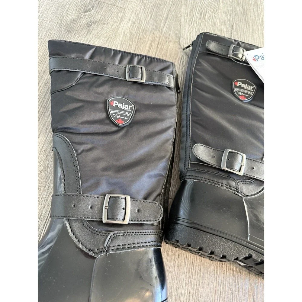 Pajar Canada RORY Women's Insulated Rain Boots - Black, SIZE 6.‎ NEW With Tags